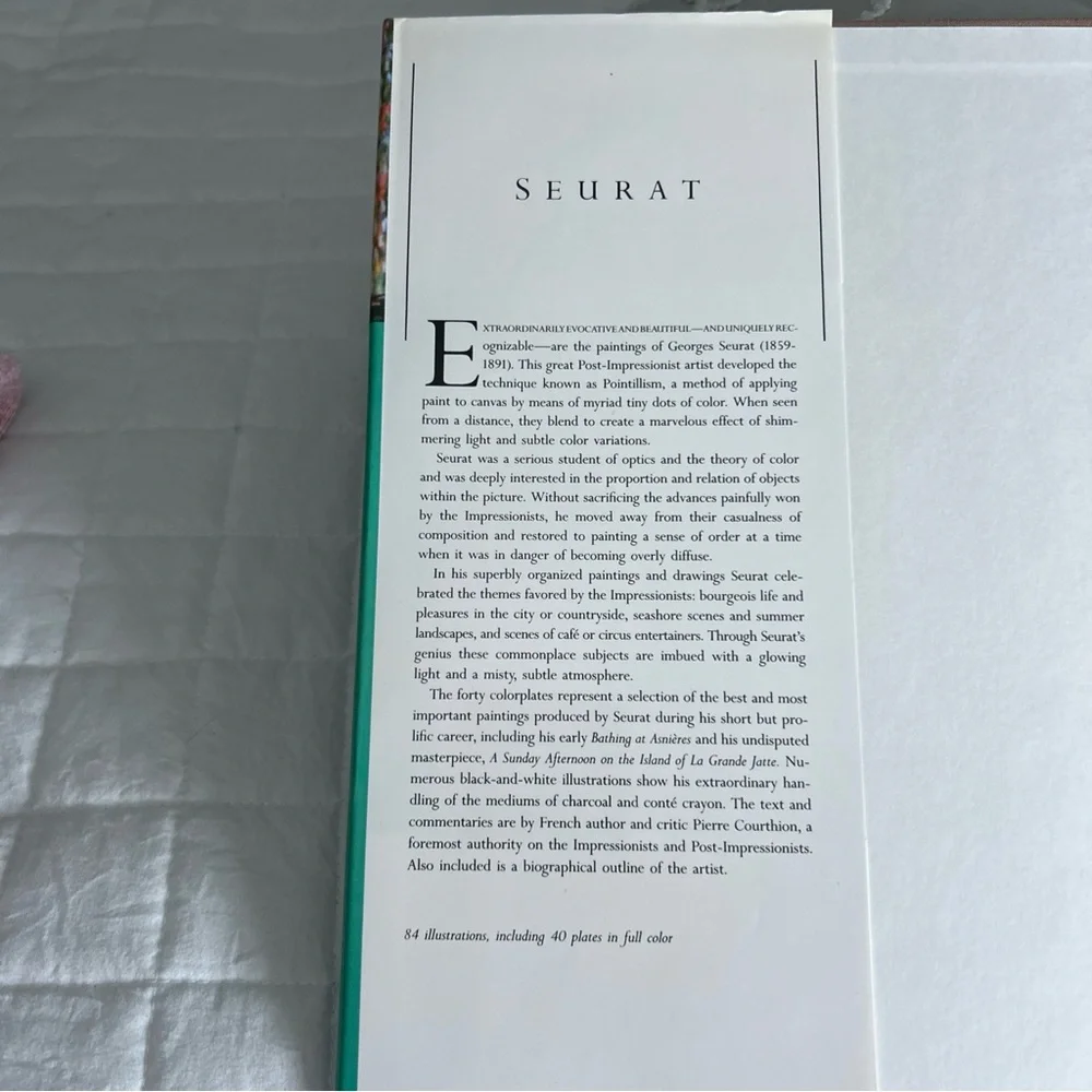 New Masters of Art : Seurat Hardcover Pierre Courthion